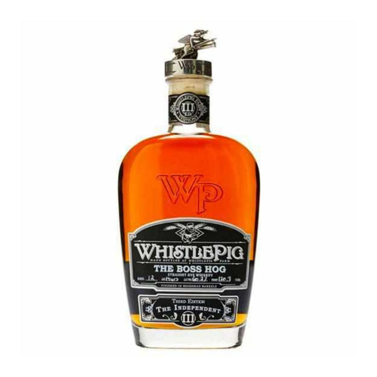 WhistlePig The Boss Hog 3rd Edition The Independent Straight Rye Whiskey 750ml