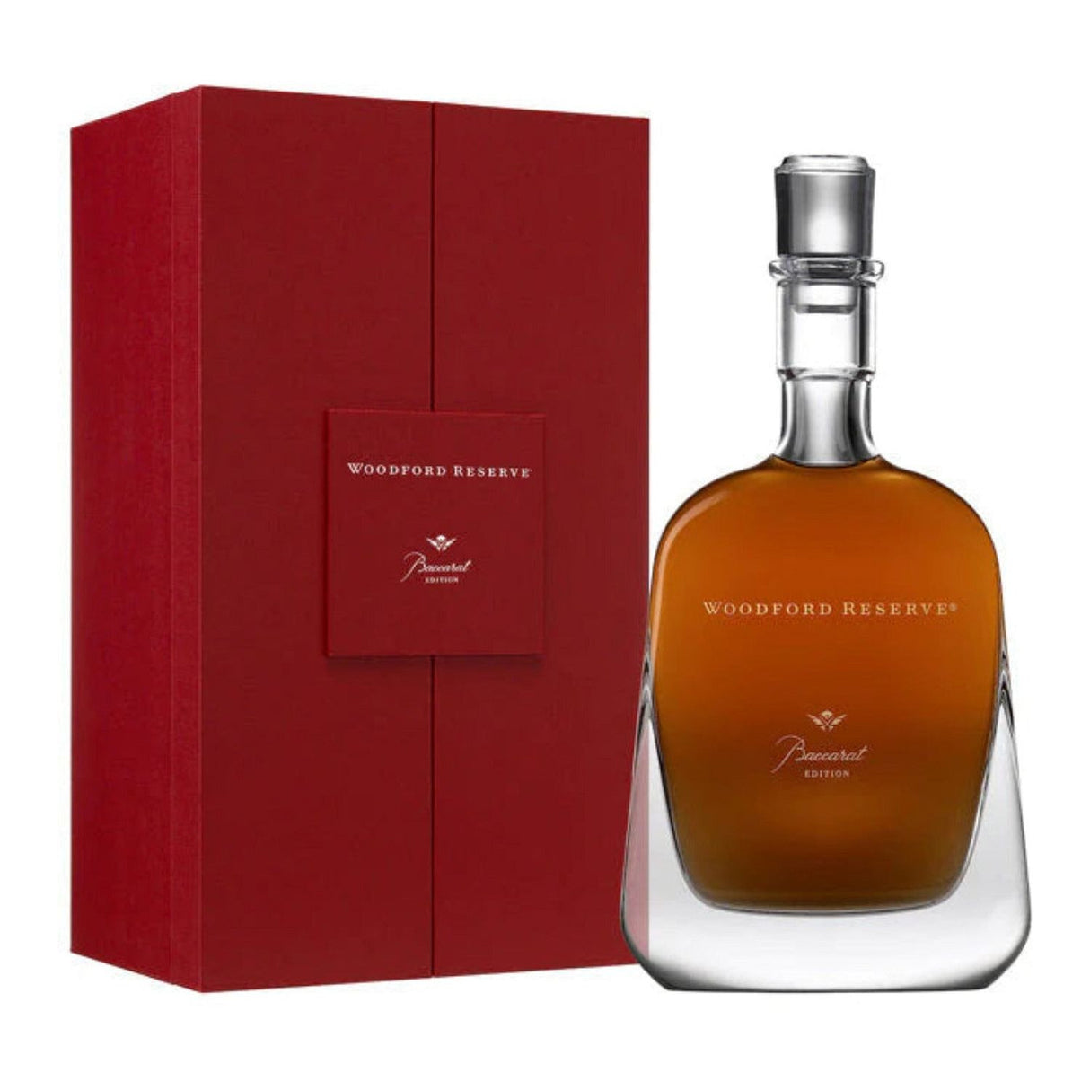 Woodford Reserve Baccarat Edition Kentucky Straight Bourbon Whiskey in Baccarat Crystal Decanter 700ml