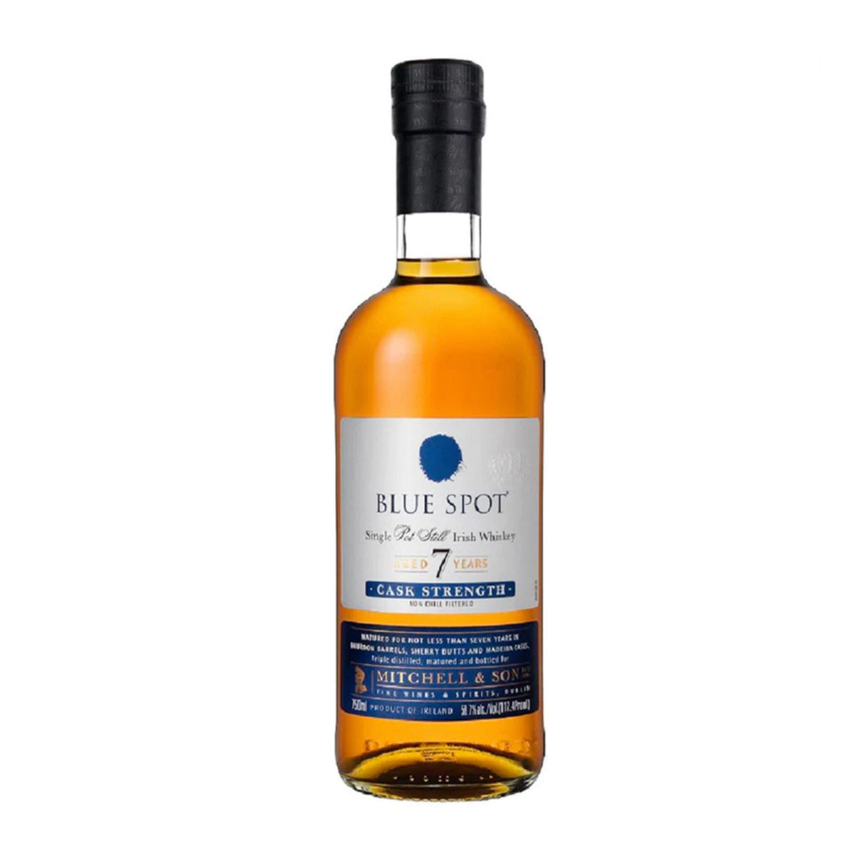 Blue Spot 7 Year Cask Strength Single Pot Still Irish Whiskey 750ml