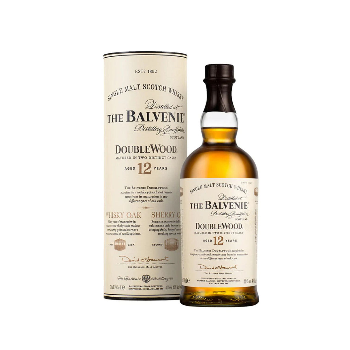 The Balvenie 12 Year DoubleWood Single Malt Scotch Whisky 750ml