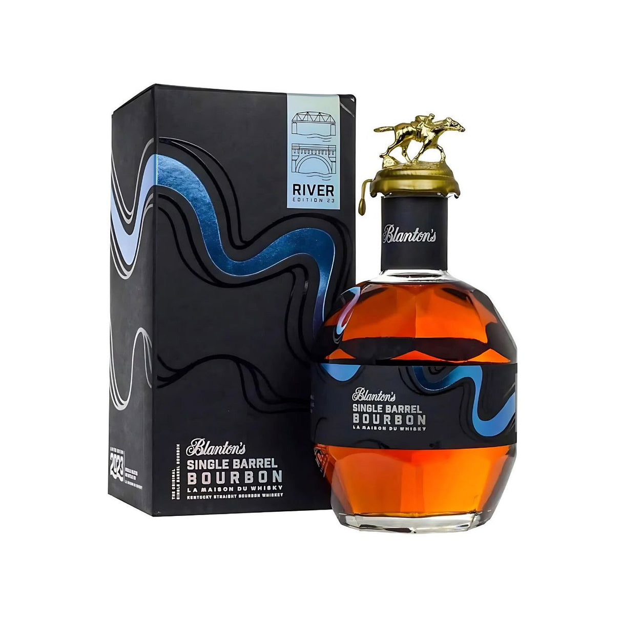 Blanton's 2023 La Maison du Whisky River Edition Single Barrel Bourbon– 700ml (France Release)