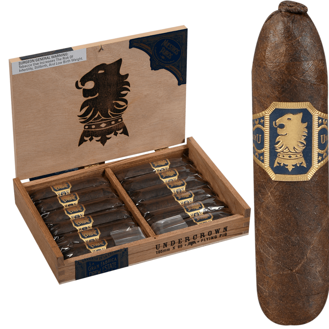 Undercrown Maduro Flying Pig Single Cigar