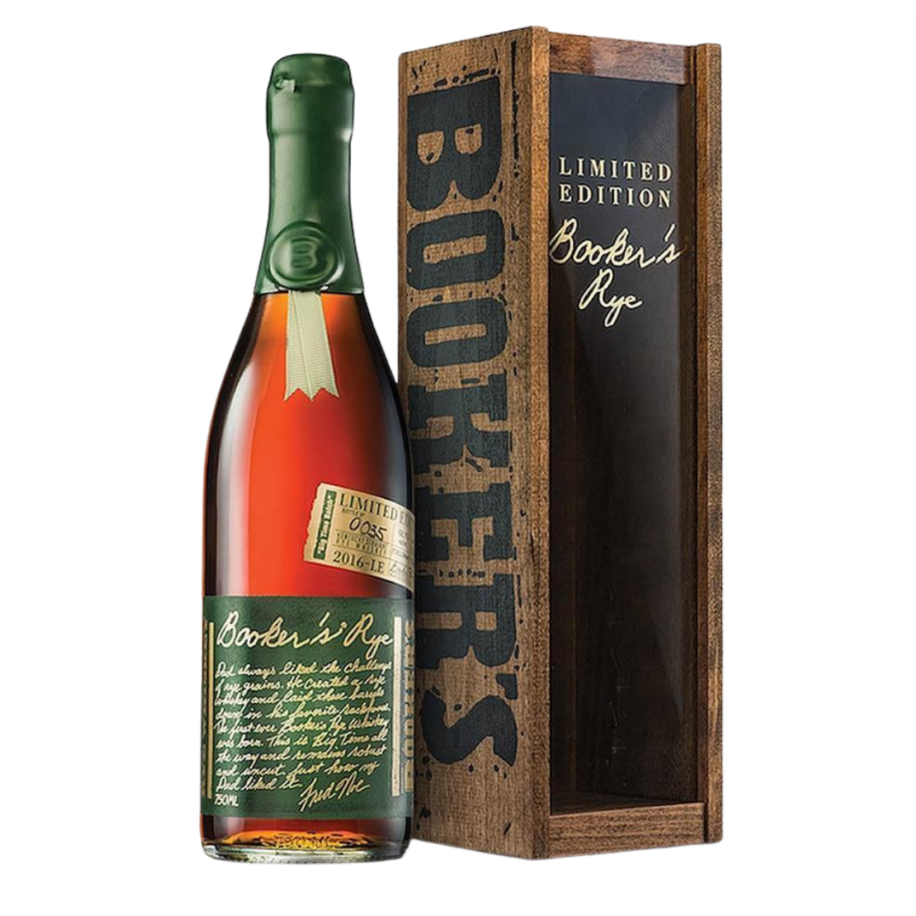 Booker’s Rye Limited Edition Kentucky Straight Rye Whiskey 750ml