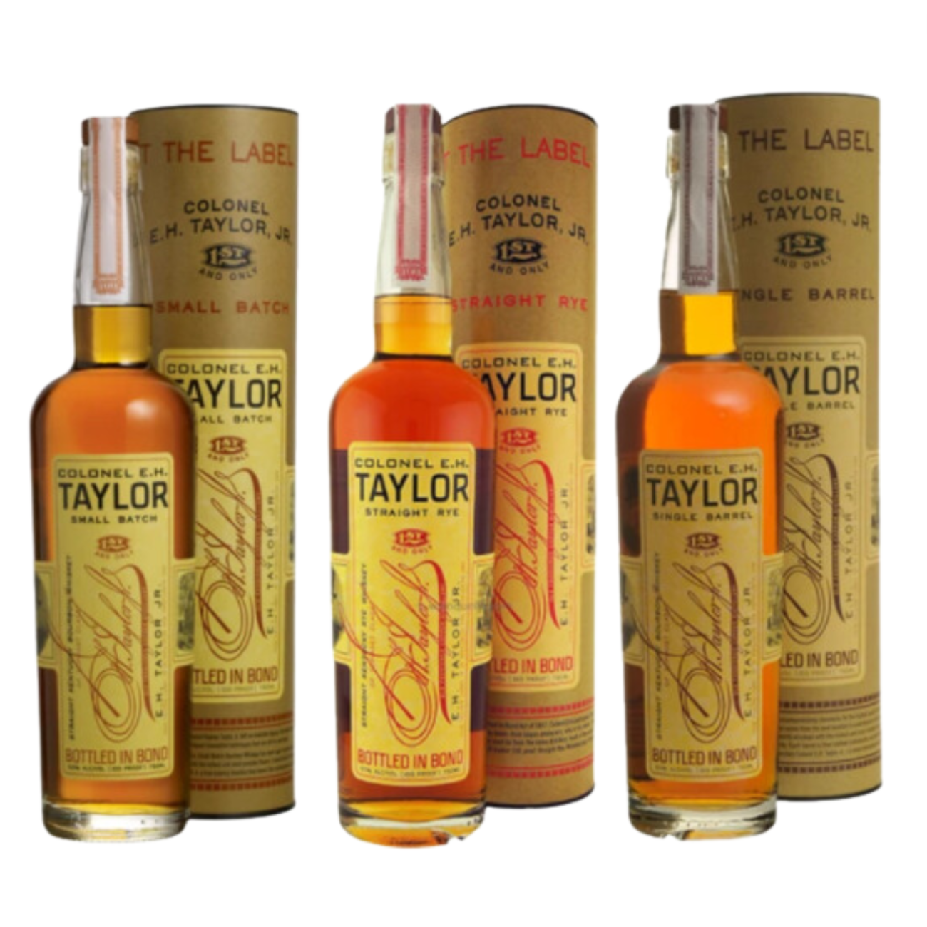 Colonel E.H. Taylor Bourbon Starter Pack Bundle (3 x 750ml)