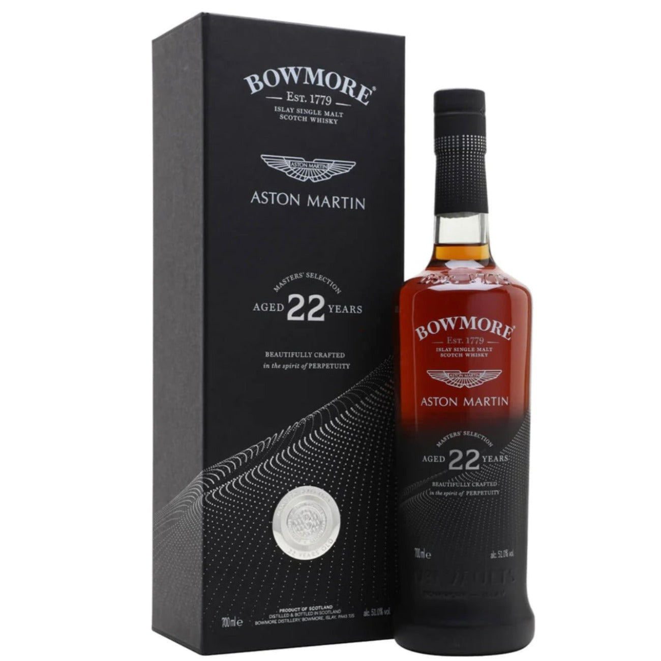 Bowmore Aston Martin Masters Selection 22 Year Single Malt Scotch Whisky 750ml