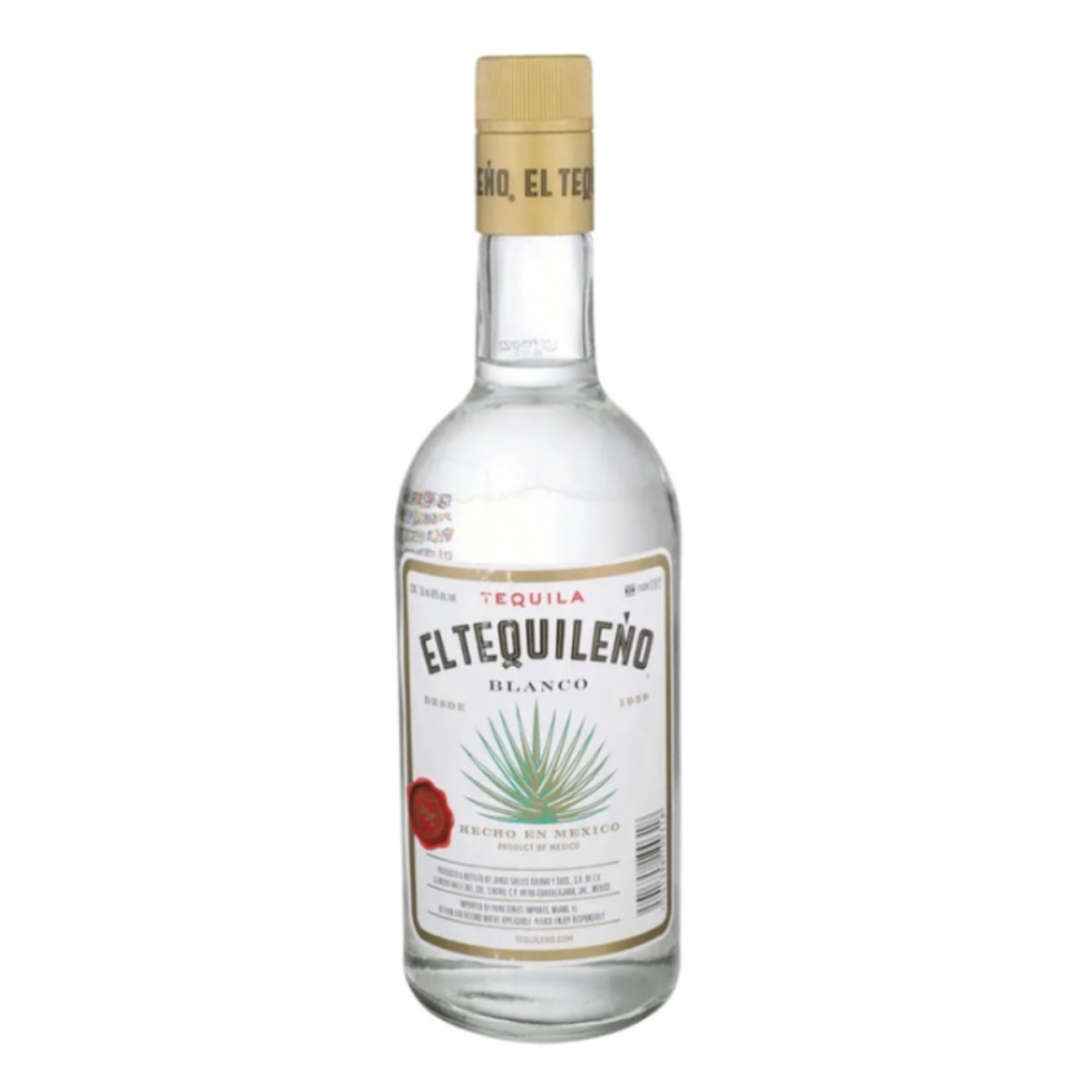 El Tequileño Blanco Tequila 750ml