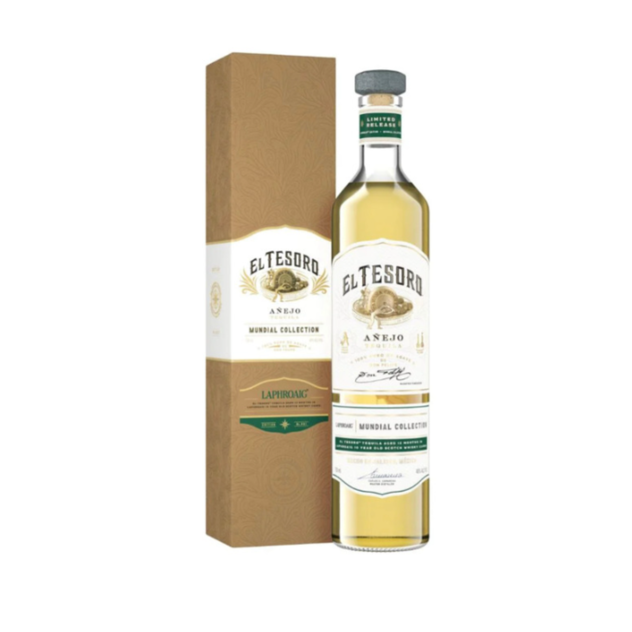 El Tesoro Mundial Laphroaig Edition Añejo Tequila 750ml
