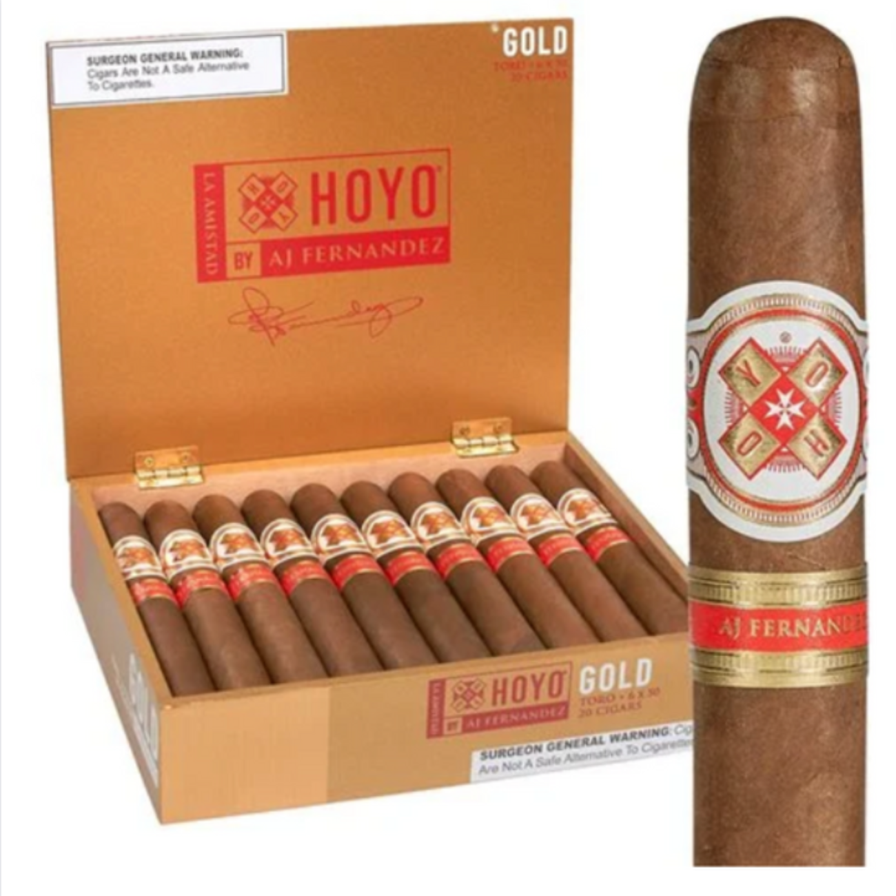Hoyo La Amistad Gold by AJ Fernandez Robusto Cigar