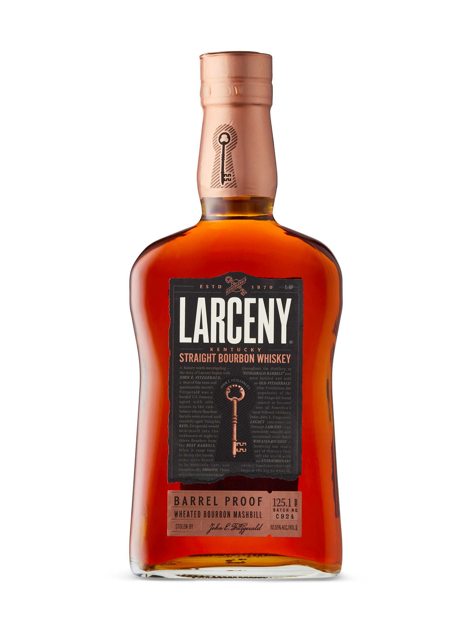 Larceny Barrel Proof Kentucky Straight Bourbon Whiskey 750ml