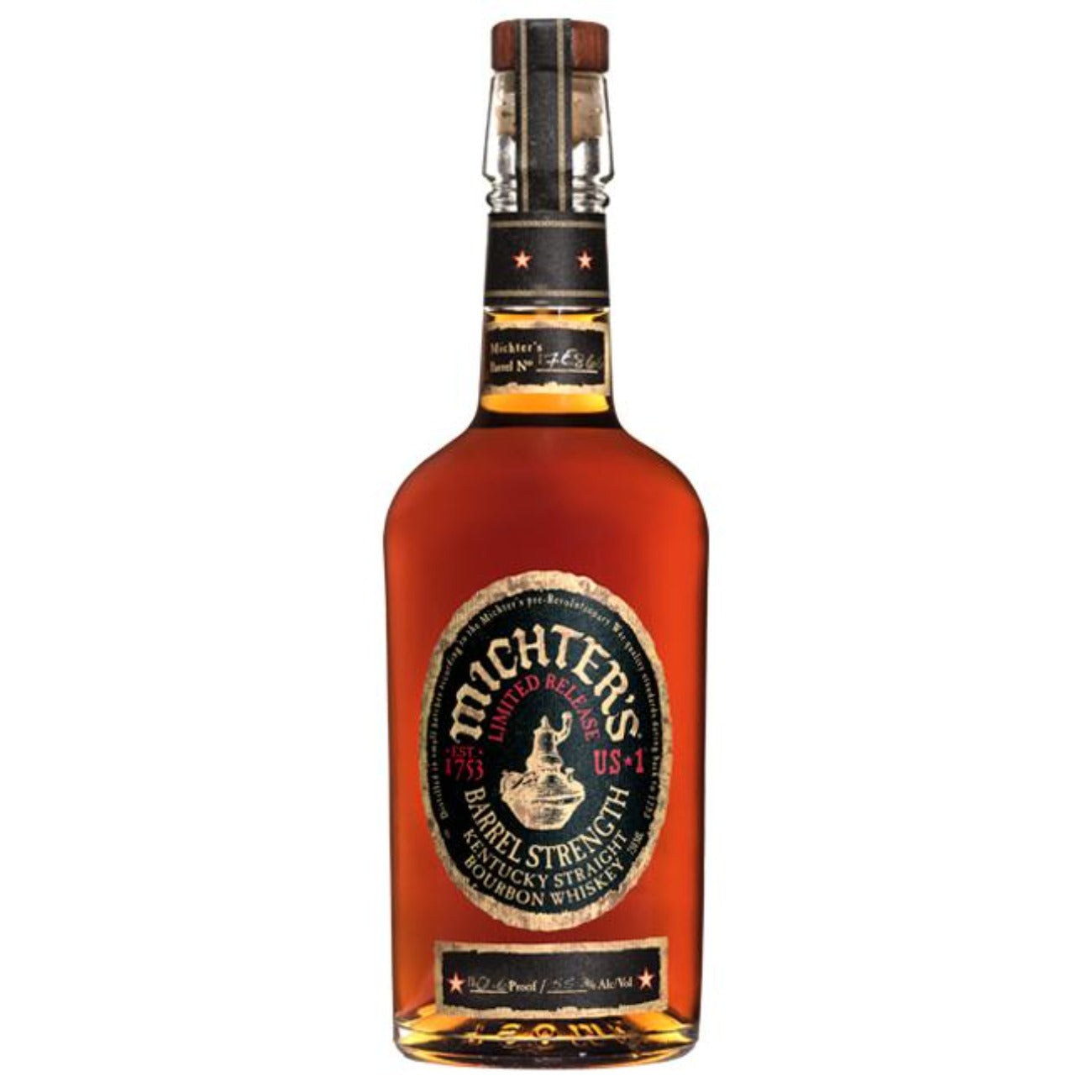 Michter’s US*1 Limited Release Barrel Strength Bourbon Whiskey 750ml