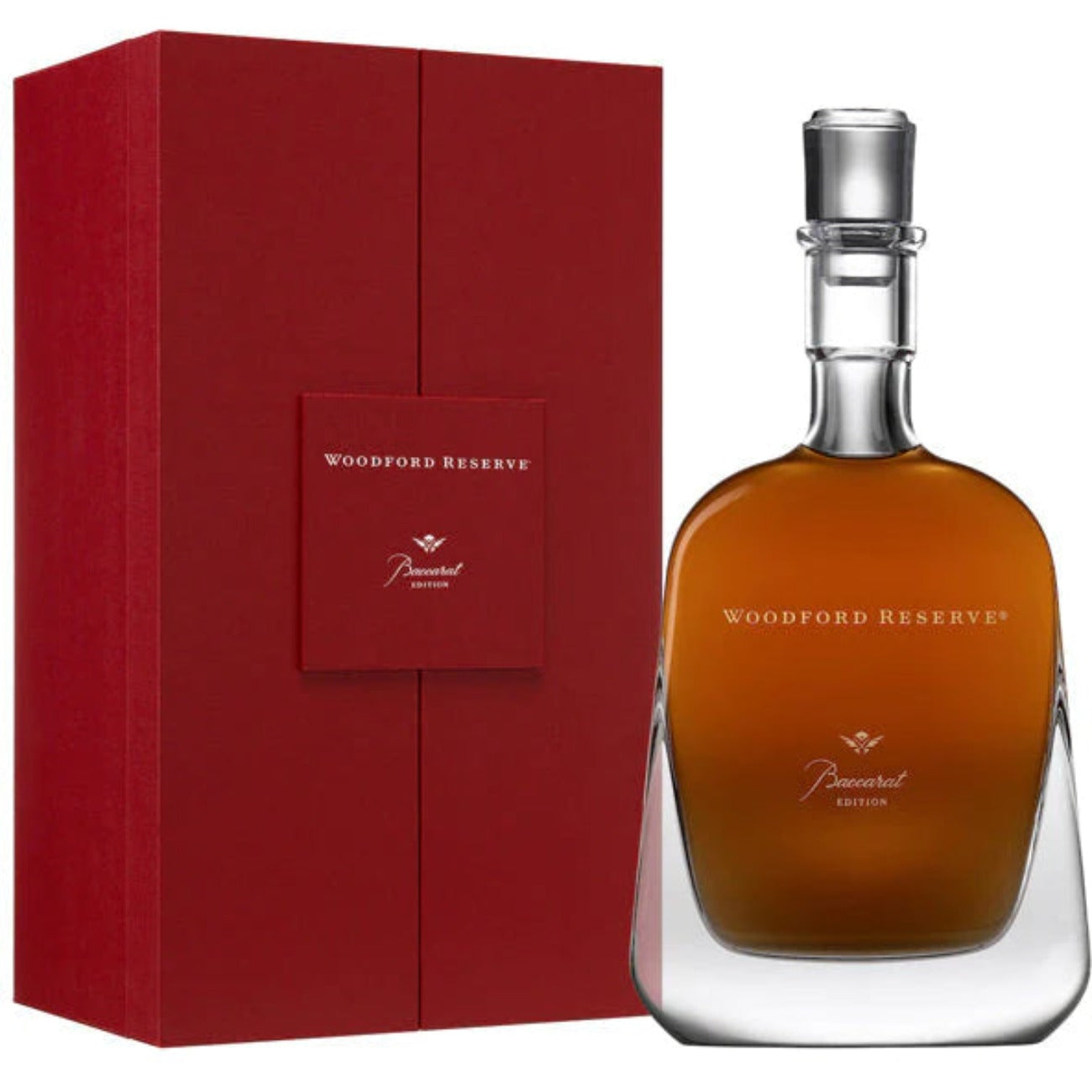 Woodford Reserve Baccarat Edition Kentucky Straight Bourbon Whiskey in Baccarat Crystal Decanter 700ml