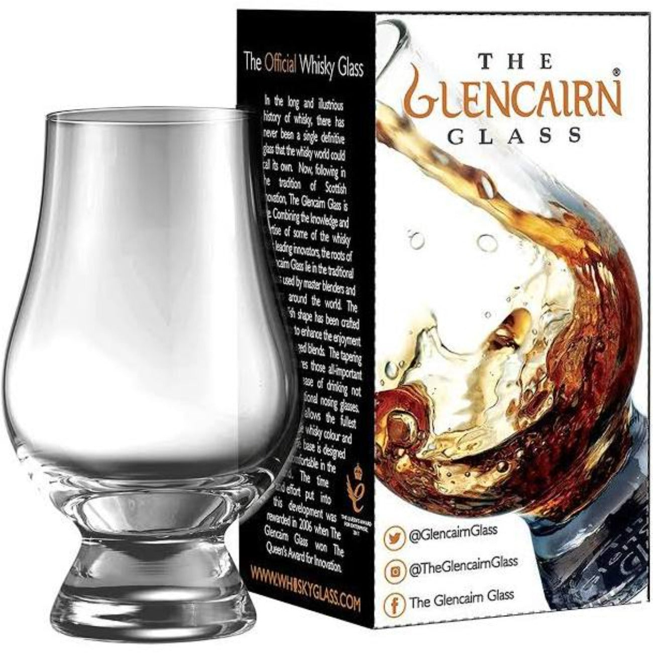 Engravable Glencairn Whisky Glass – Official 6oz Crystal Tasting Glass