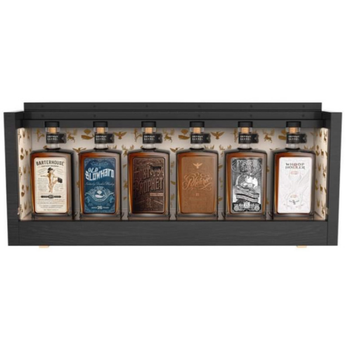 Orphan Barrel Archive Collection – 6 Bottle Set (Barterhouse, Old Blowhard, Lost Prophet, Rhetoric 21yr, Forged Oak, Whoop & Holler)