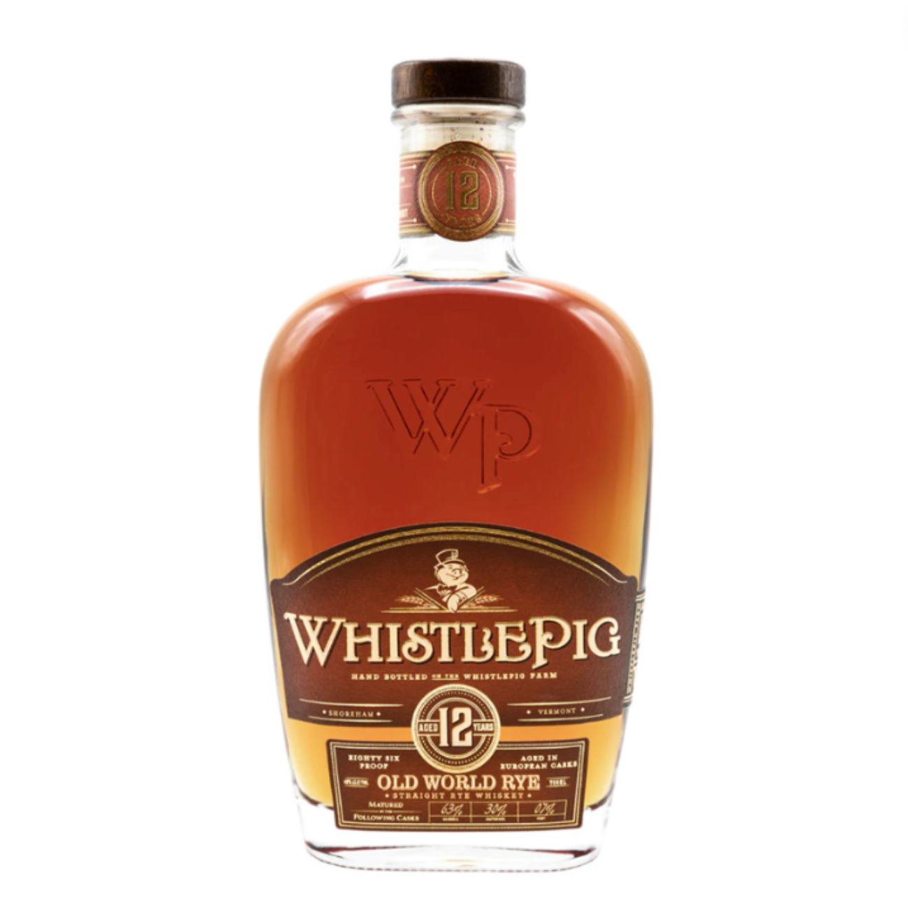 WhistlePig 12 Year Old World Rye Whiskey 750ml