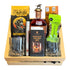 Blanton’s Straight From the Barrel Bourbon Gift Crate with coffee, chocolate, pistachios, cigar, whiskey stones, and glasses – available at Total Bourbon