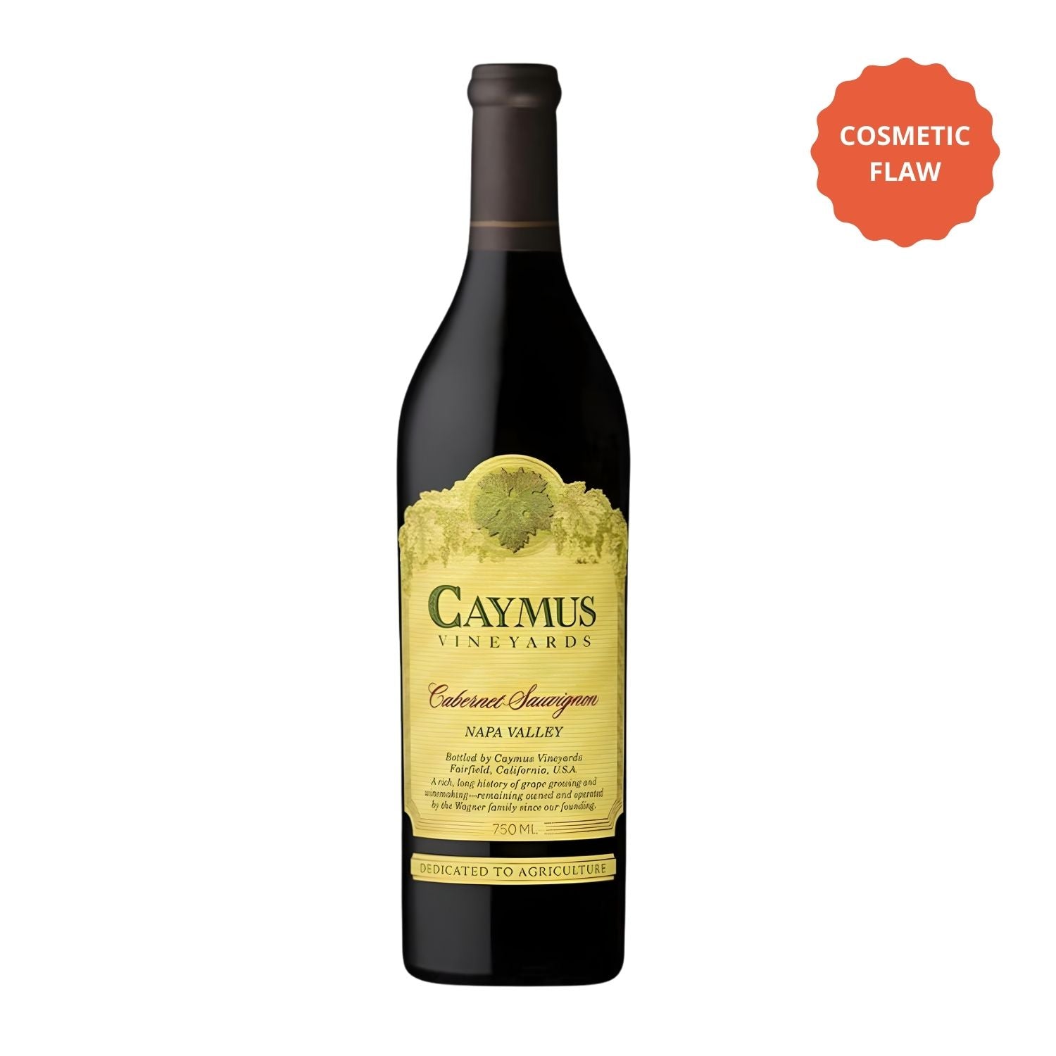 Caymus Cabernet Sauvignon – Cosmetic Flaw Bottle Deal (750ml)