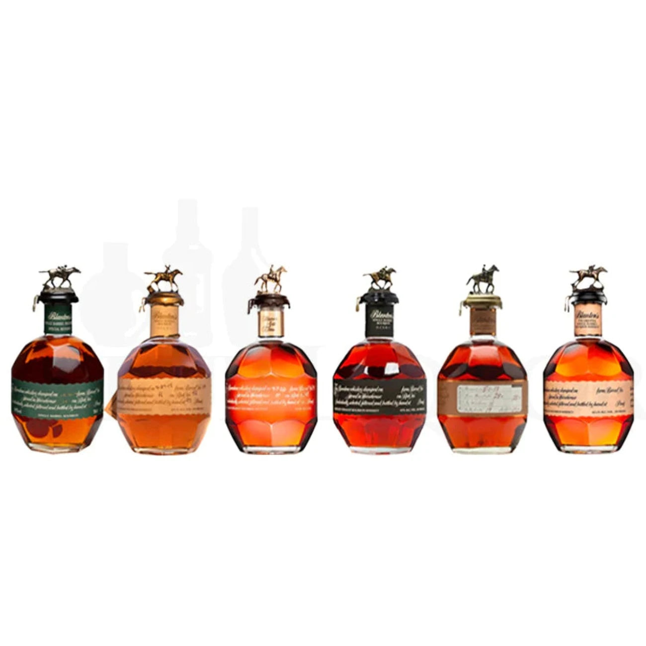 Blanton’s 6 Bottle Collector’s Bundle – Original, Special Reserve, Gold, Straight From The Barrel, Takara Red & Takara Black