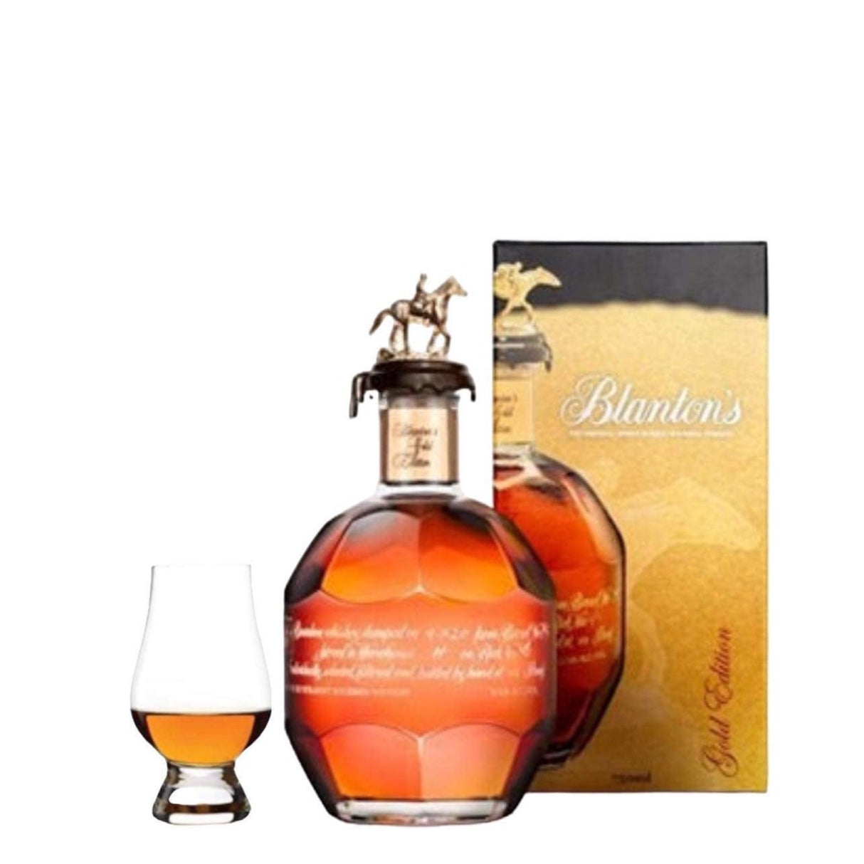 Blanton's Gold Edition Bourbon Gift Set with Glencairn Glass 700ml