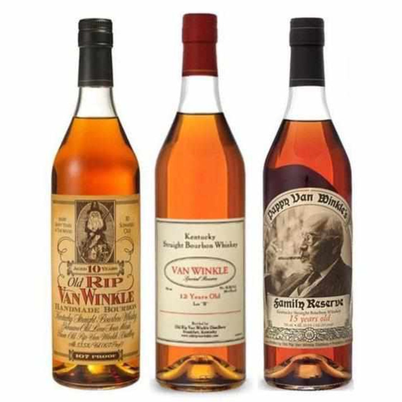 Pappy Van Winkle Starter Pack Bourbon Collection Bundle 3 x 750ml