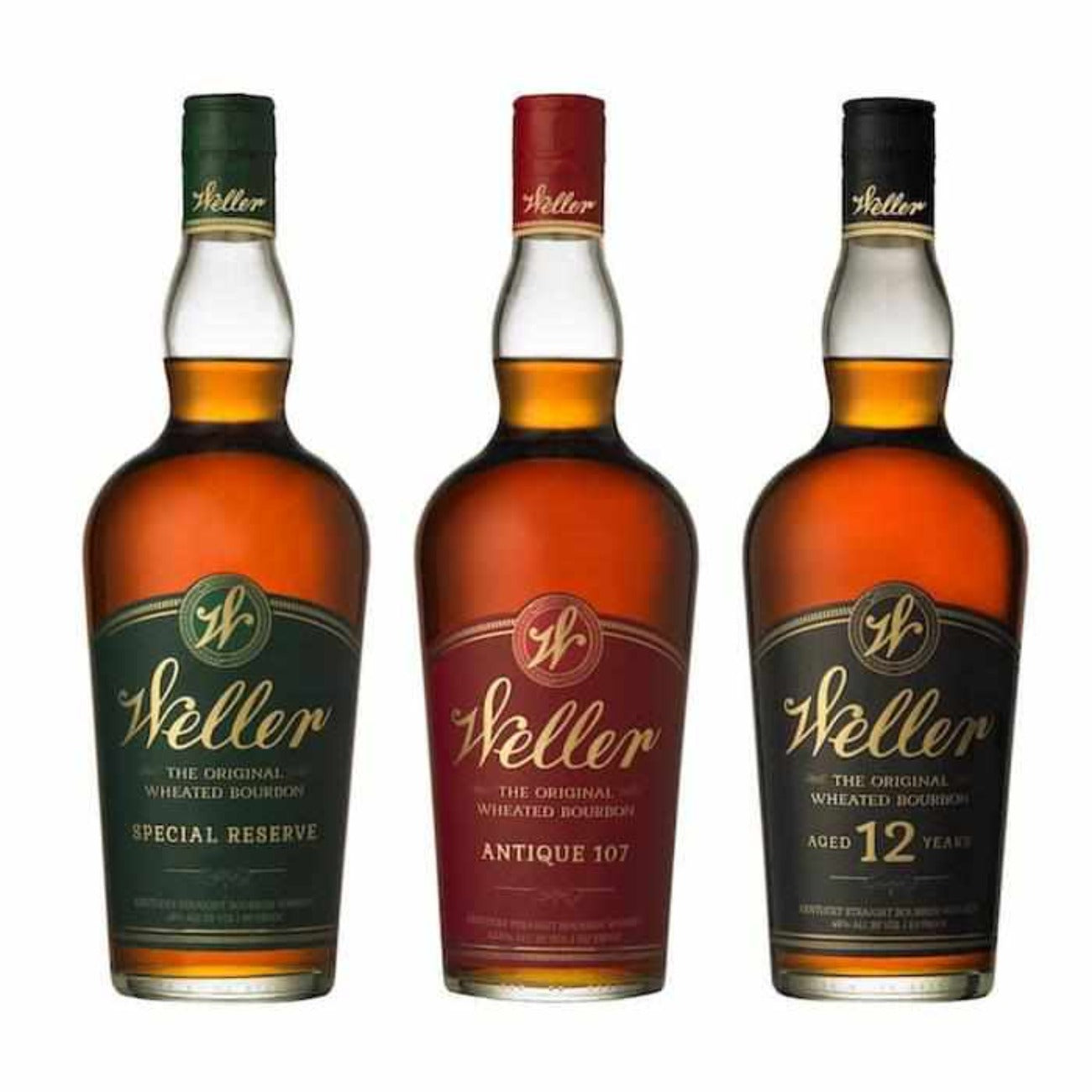 Weller Starter 3 Pack Bourbon Bundle 3 x 750ml