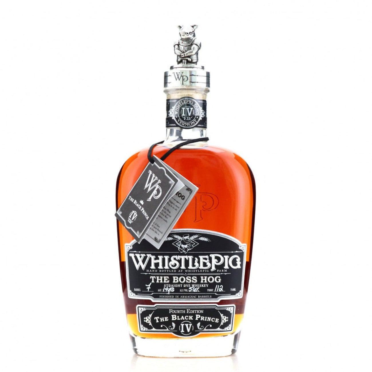 WhistlePig The Boss Hog 4th Edition Black Prince Rye Whiskey 750ml