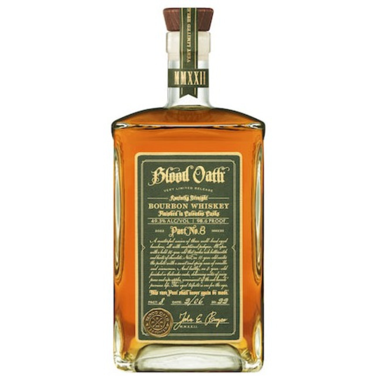 Blood Oath Pact No. 8 Kentucky Straight Bourbon Whiskey 750ml