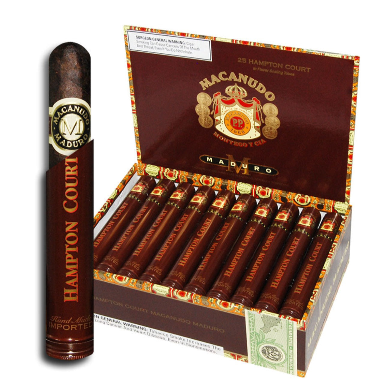 Macanudo Hampton Court Maduro Tubbe Single | Cigar