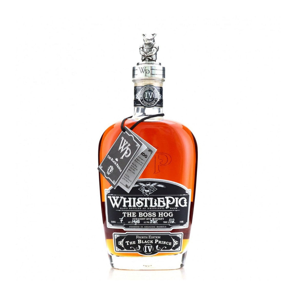 WhistlePig The Boss Hog 4th Edition Black Prince Rye Whiskey 750ml