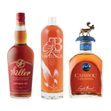 Red White & Blue Bourbon Bundle - Weller Antique 107, Eagle Rare, Caribou Crossing (3 x 750ml)