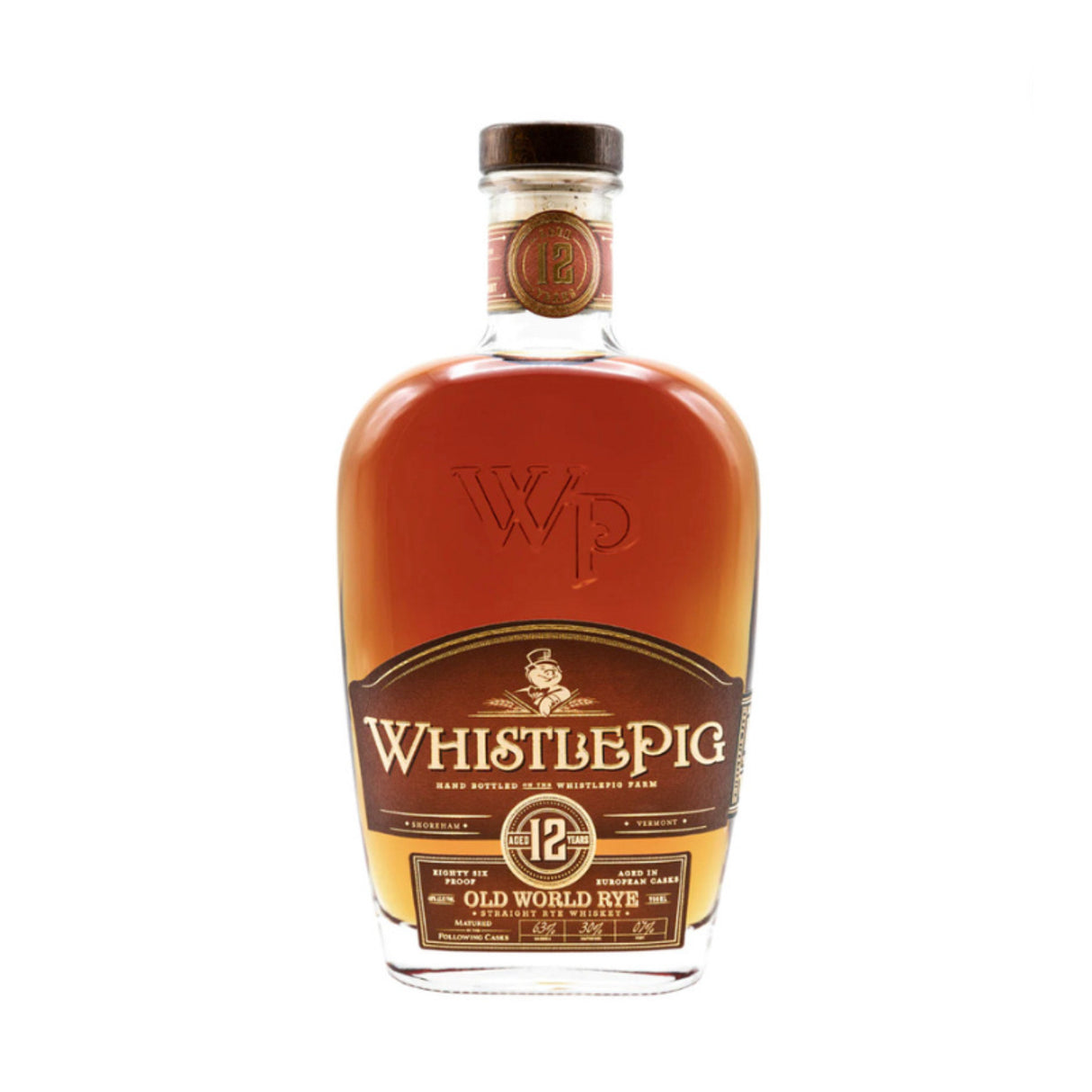 WhistlePig 12 Year Old World Rye Whiskey 750ml