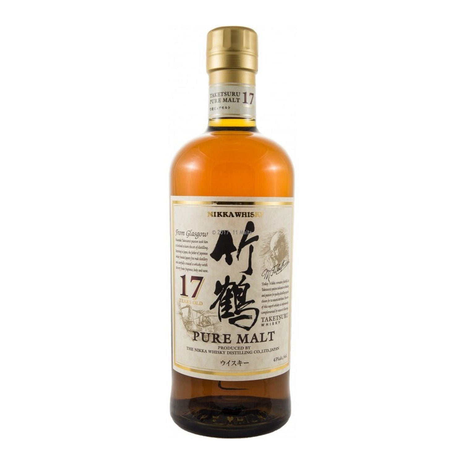 Nikka Taketsuru Pure Malt 17 Year Japanese Whisky 750ml – Total