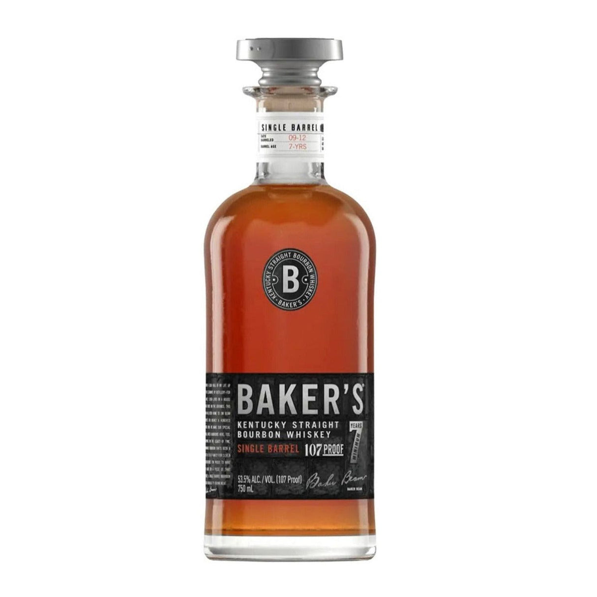 Baker’s 7 Year Single Barrel Bourbon Whiskey 750ml