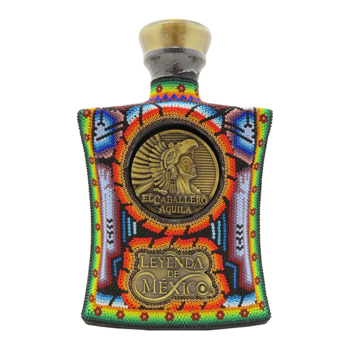 Leyenda de México El Caballero Águila Beaded Bottle Tequila 750ml