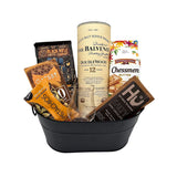 The Balvenie 12 Year DoubleWood Single Malt Scotch Whisky Gift Basket (750ml + Assorted Items)