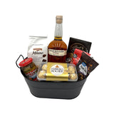Traveller Whiskey Gift Basket (750ml + Assorted Items)
