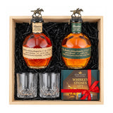 Blanton's Original & Special Reserve Gift Crate - Bourbon, Glasses & Whiskey Stones