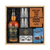 Weller 12 Gift Crate - Bourbon, Chocolate, Glasses, Whiskey Balls & Leather Journal