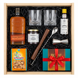 Bulleit Bourbon Old-Fashioned Wooden Gift Crate – Bourbon, Glasses, Bitters & Bar Tools