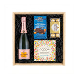 Veuve Clicquot Rose Champagne & Chocolate Celebration Gift Crate