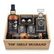 Yamazaki 18 Year Single Malt  – Japanese Whisky "Top Shelf Husband" Gift Crate