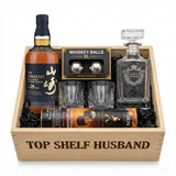 Yamazaki 18 Year Single Malt  – Japanese Whisky "Top Shelf Husband" Gift Crate