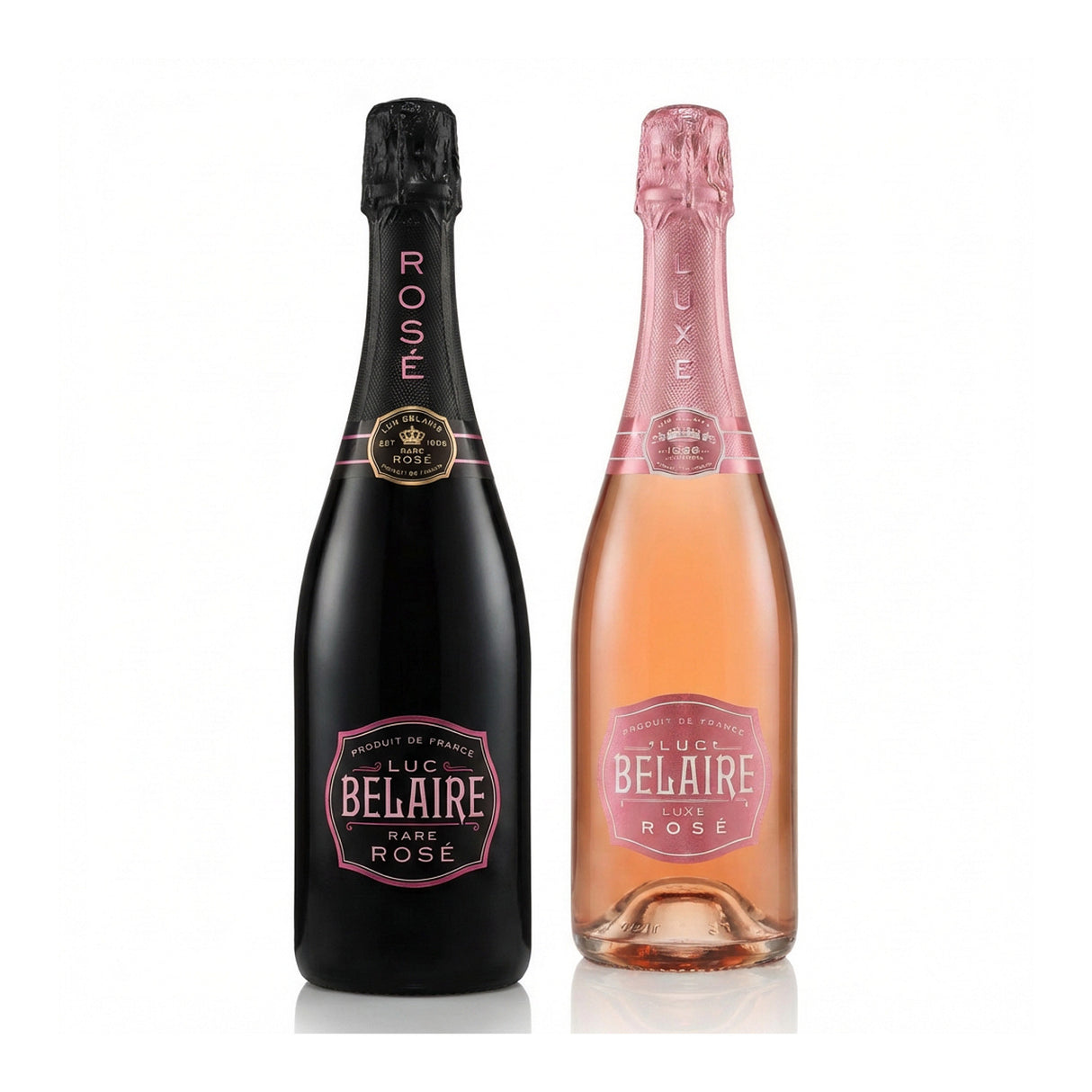 Luc Belaire Rosé Party Pack – Luxe Rosé & Rare Rosé Collection (2 x 750ml)