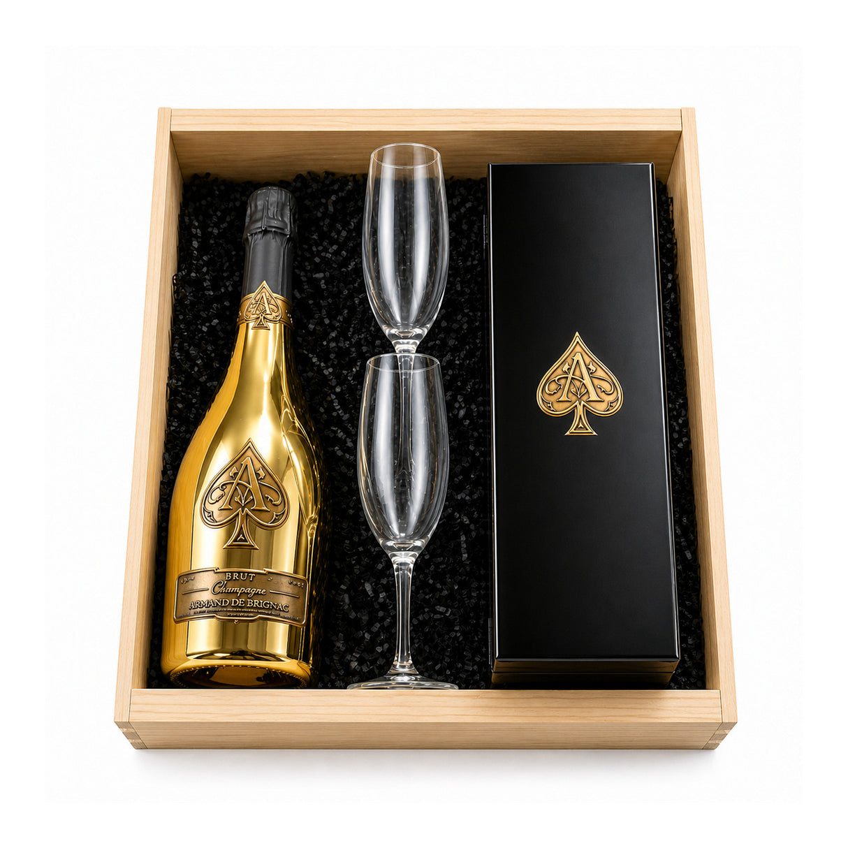 Armand de Brignac Ace of Spades Gold Champagne Gift Set 750ml