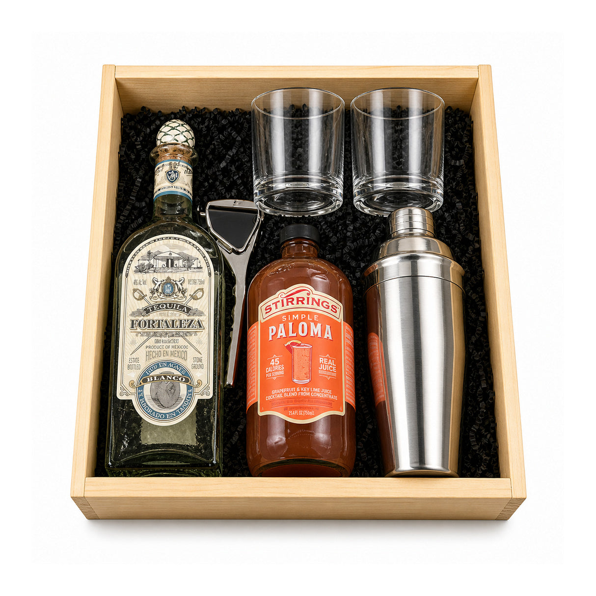 Fortaleza Blanco Tequila Paloma Gift Set 750ml