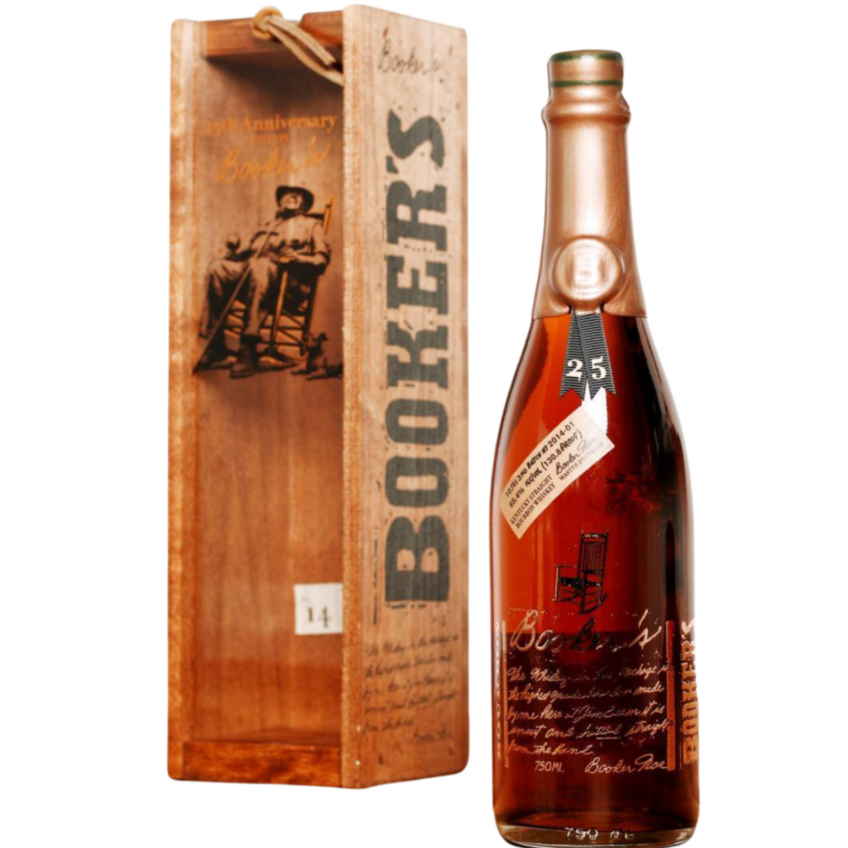 Booker’s 25th Anniversary Limited Edition Kentucky Straight Bourbon Whiskey 750ml