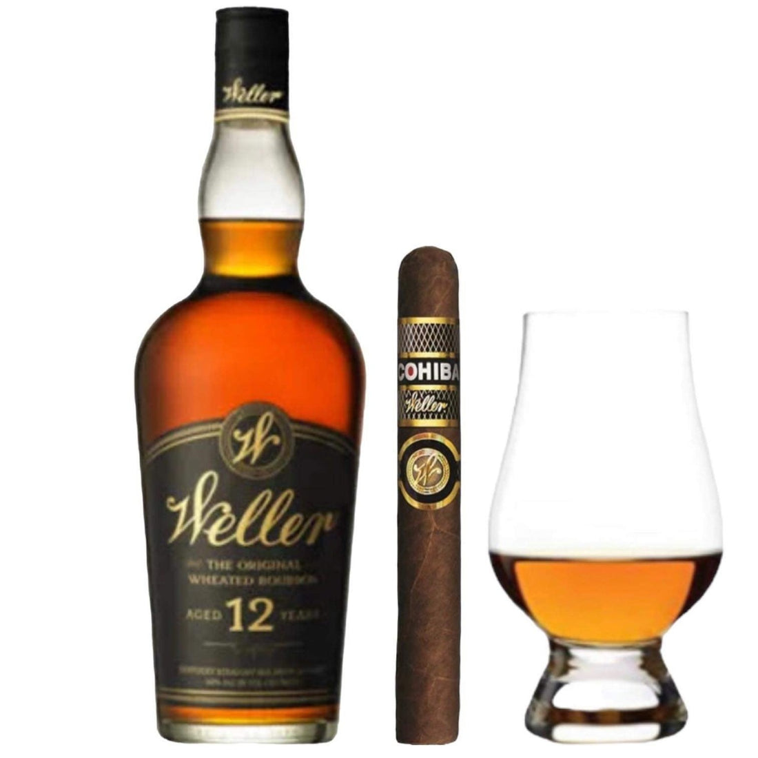 W.L. Weller 12yr | Cigar &amp; Glencairn GIFT SET