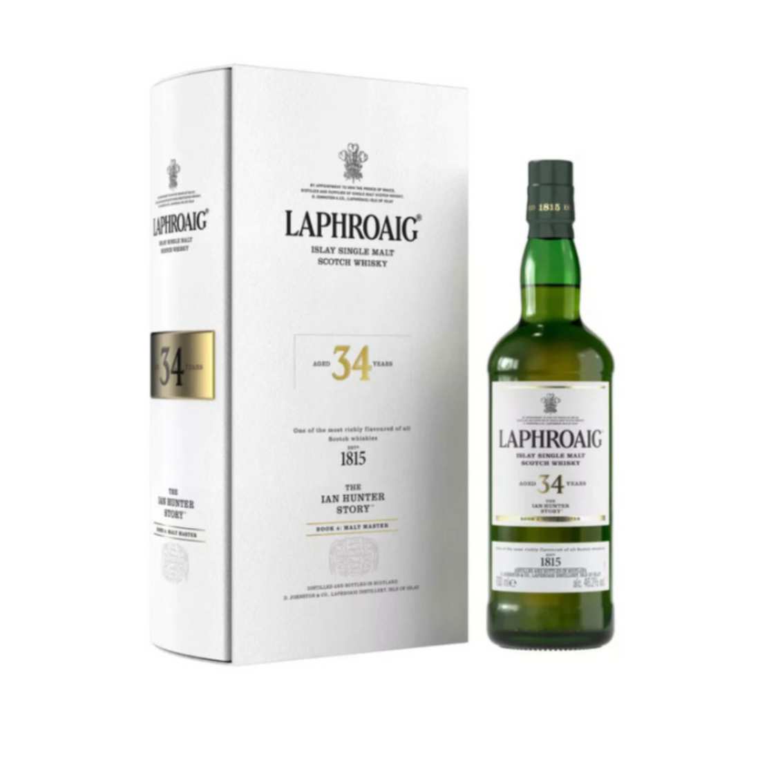 Laphroaig The Ian Hunter Story Islay Single Malt Scotch Whiskey Book 750ml