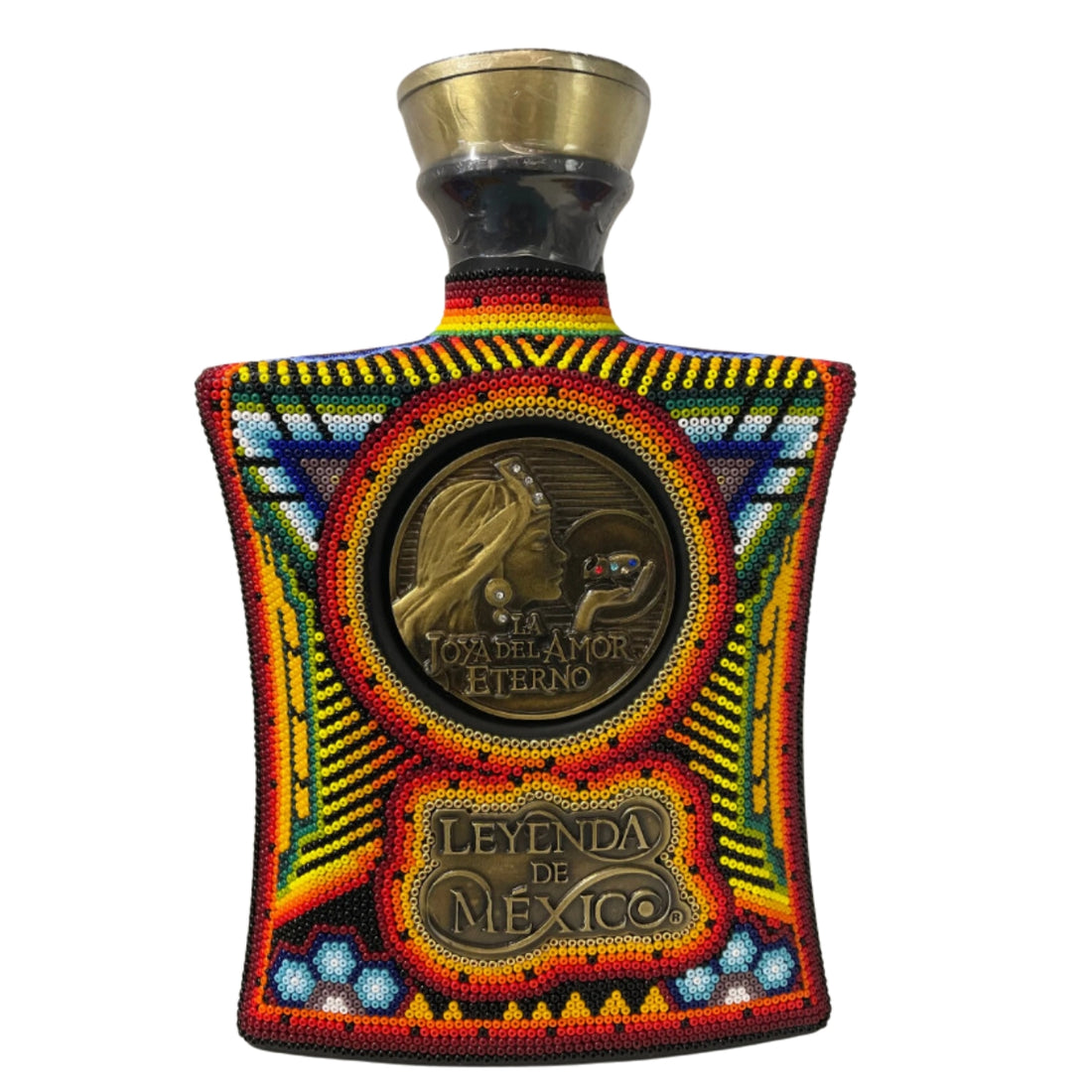 Leyenda De Mexico | Extra Anejo Beaded Bottle | La Joya Del Amor Eterno | Tequila