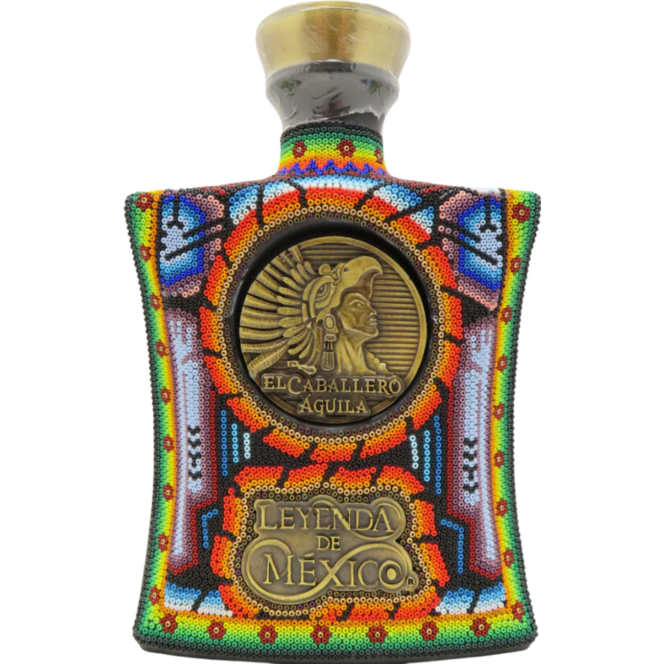 Leyenida De Mexico | El Caballero Aguila Beaded Bottle | Tequila