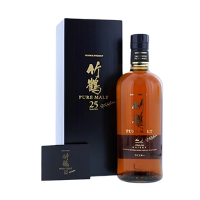 Taketsuru 25 Year Old Japanese Pure Malt Whisky bottle with presentation box